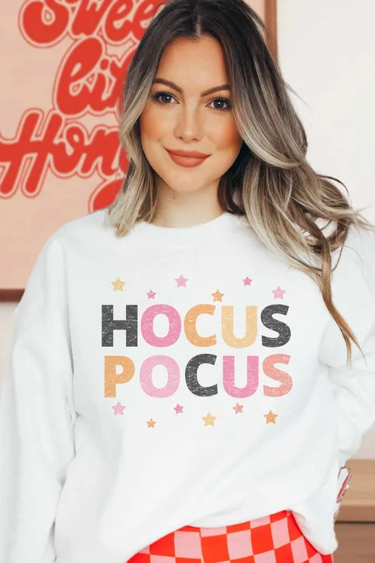 HOCUS POCUS GRAPHIC SWEATSHIRT PLUS SIZE