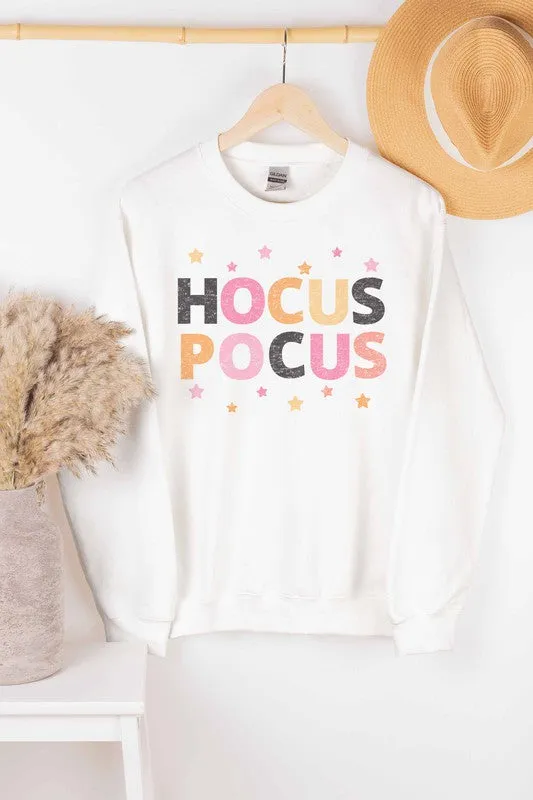 HOCUS POCUS GRAPHIC SWEATSHIRT PLUS SIZE