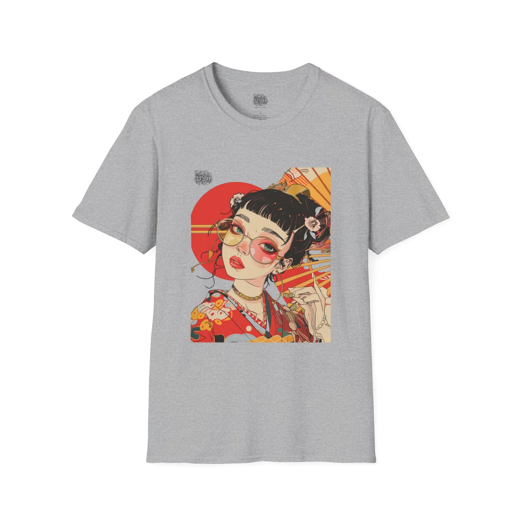 Japanese Art Hippie Girl T-Shirt