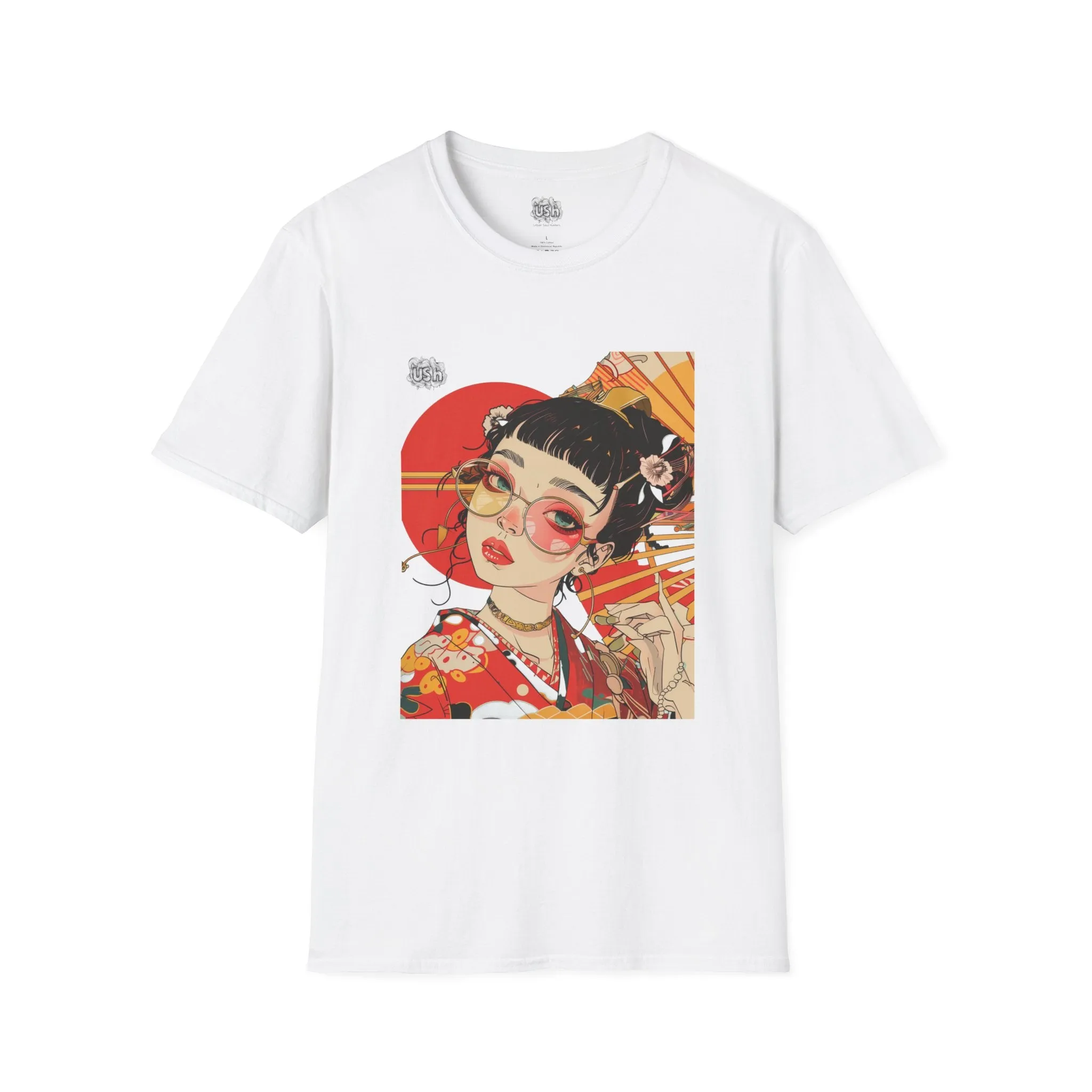 Japanese Art Hippie Girl T-Shirt