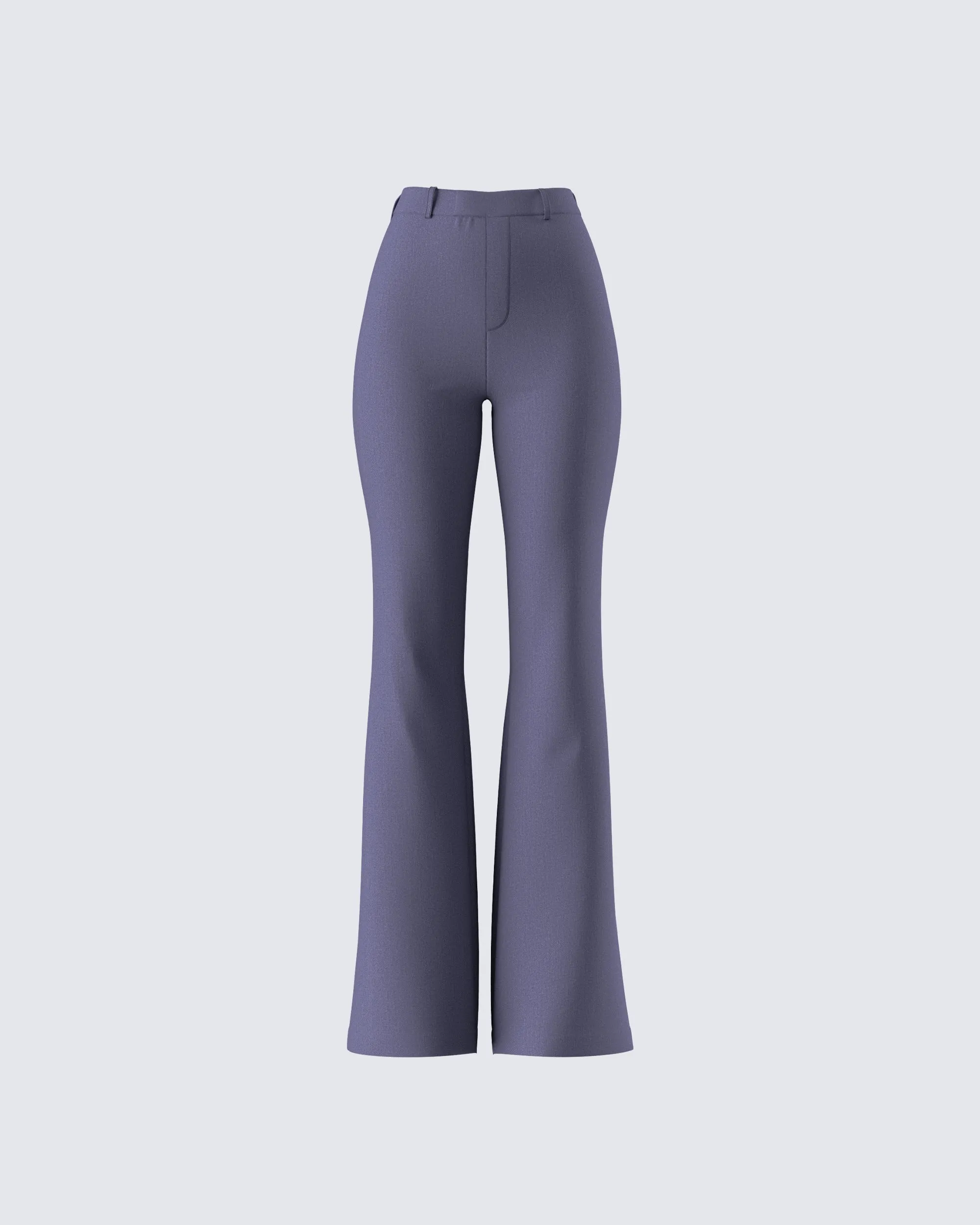 Kimberly Grey Flared Trouser Pant