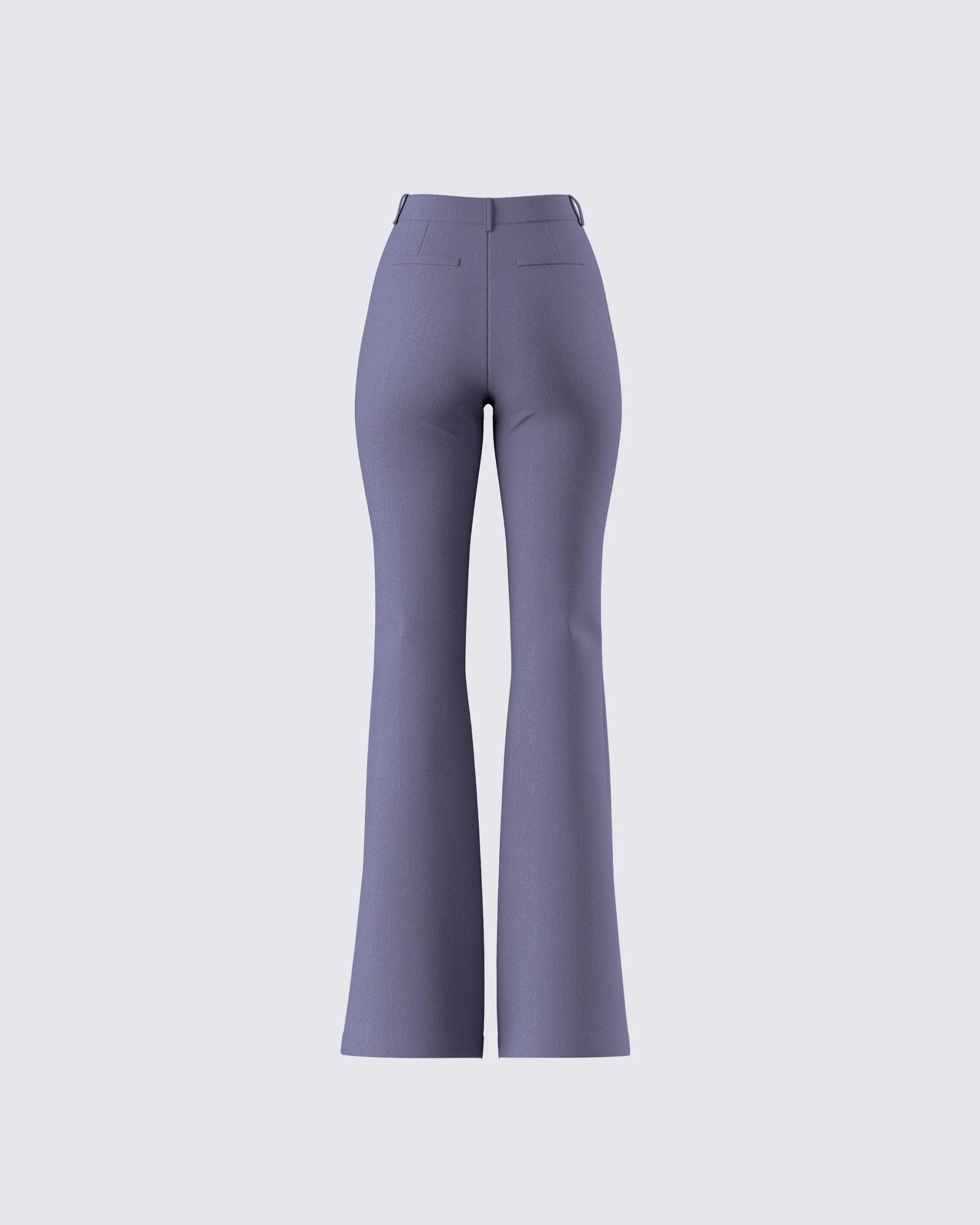 Kimberly Grey Flared Trouser Pant