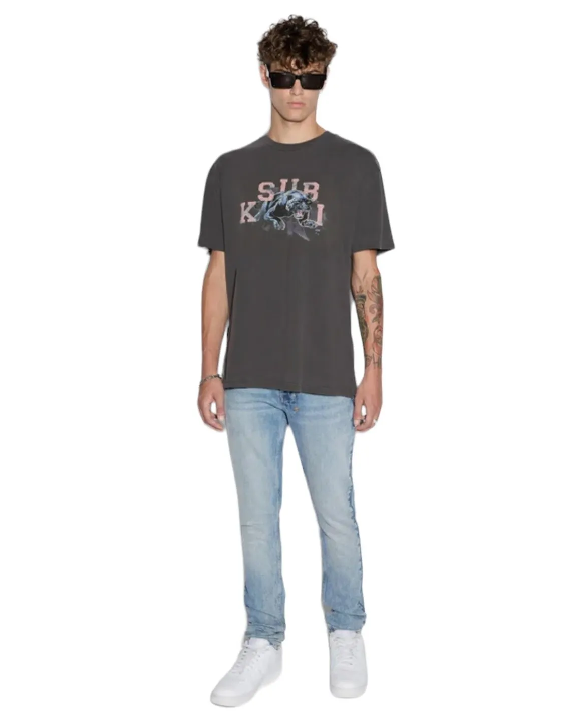 Ksubi Apex Biggie Ss Tee Faded Black