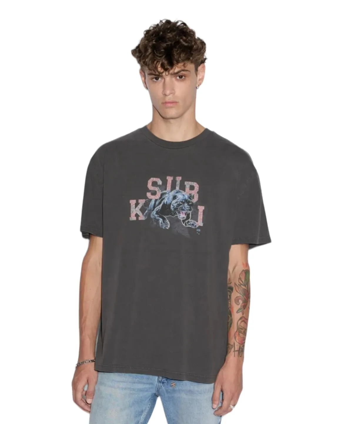 Ksubi Apex Biggie Ss Tee Faded Black