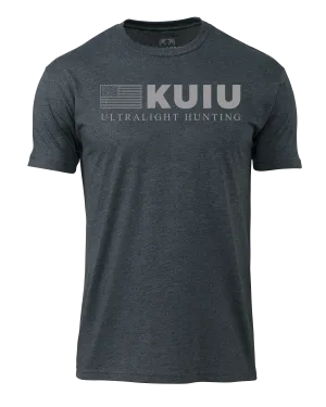 KUIU Mini Flag T-Shirt | Charcoal