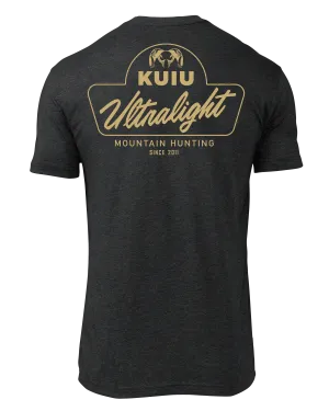 KUIU Ultralight Badge T-Shirt | Charcoal