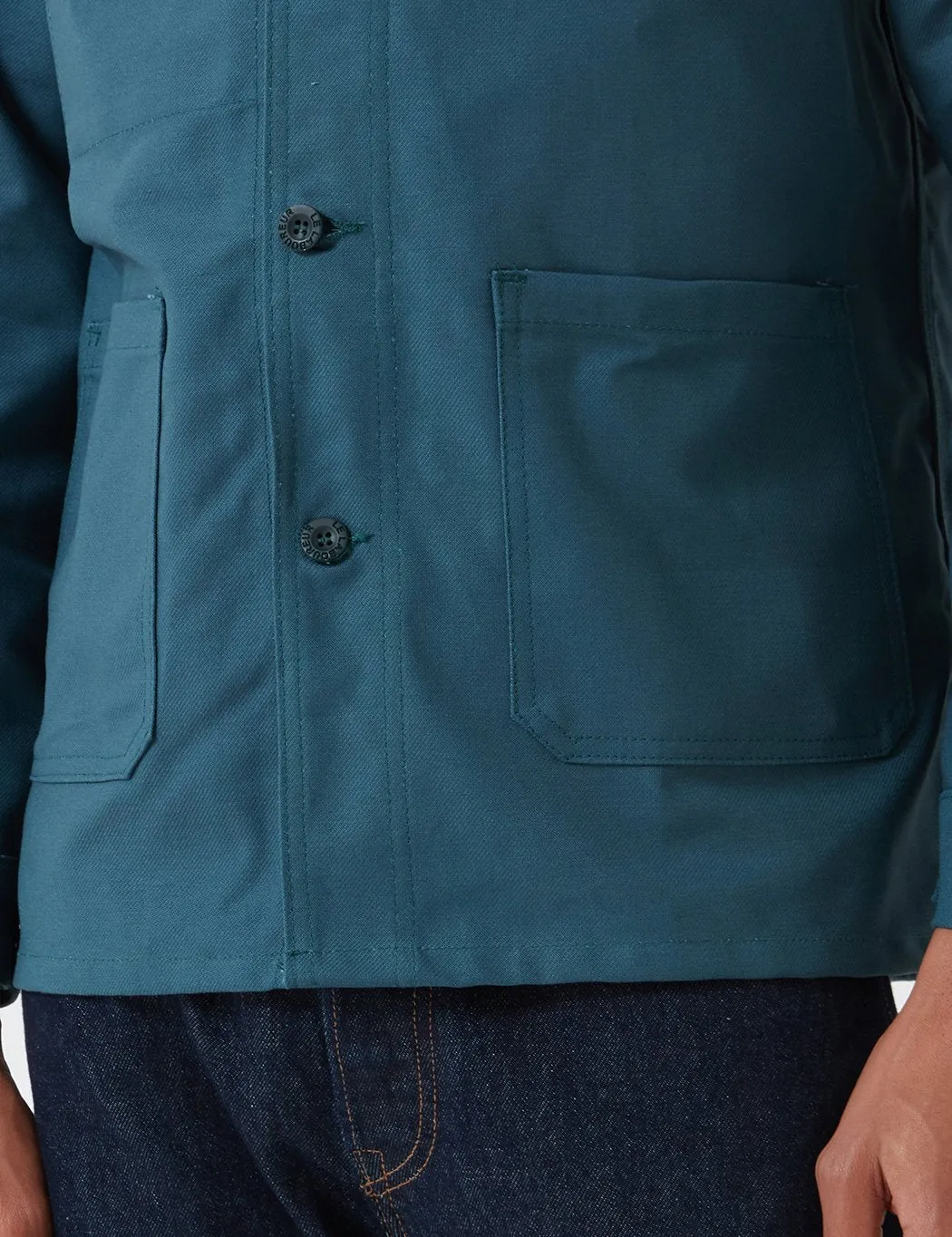 Le Laboureur Cotton Drill Work Jacket - Forest Green