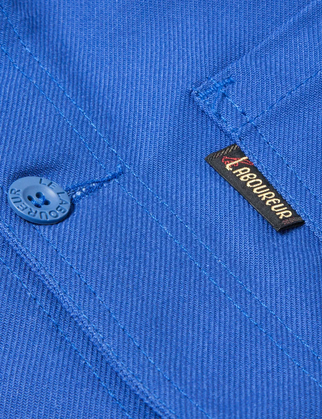 Le Laboureur Cotton Work Jacket - Bugatti Blue