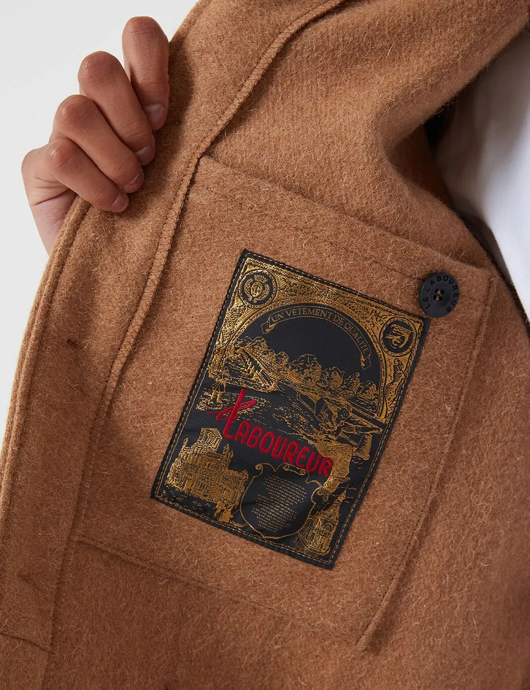 Le Laboureur Wool Work Jacket - Camel