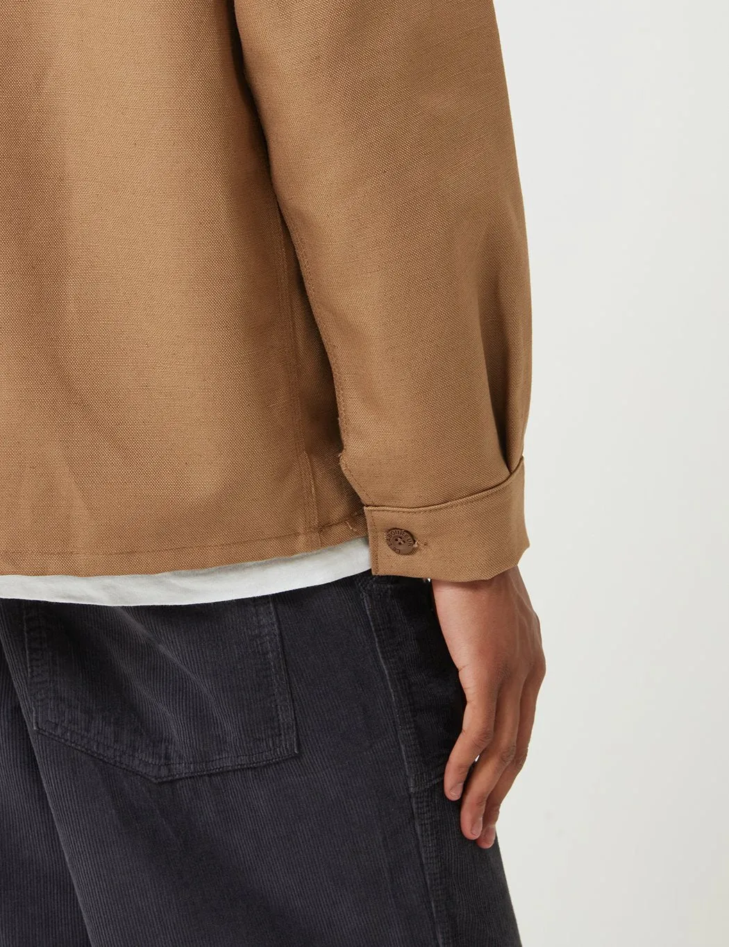 Le Laboureur Work Jacket (Linen) - Light Brown