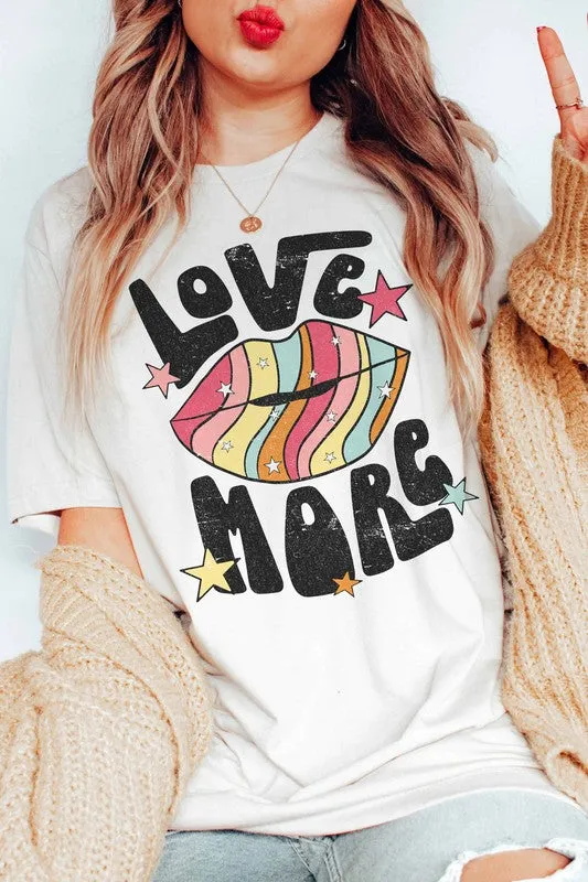 LOVE MORE GROOVY GRAPHIC TEE