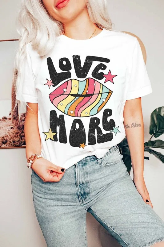 LOVE MORE GROOVY GRAPHIC TEE