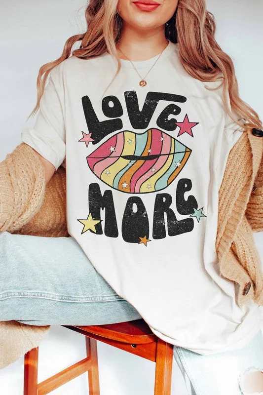 LOVE MORE GROOVY GRAPHIC TEE