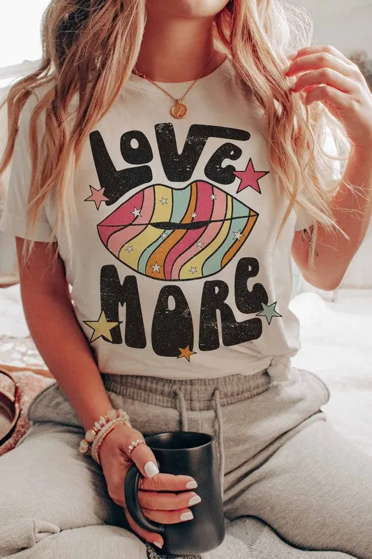 LOVE MORE GROOVY GRAPHIC TEE