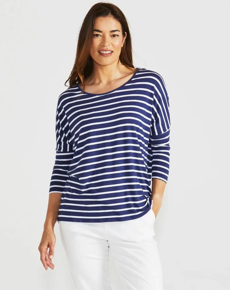 Milan Top - Parisian Stripe