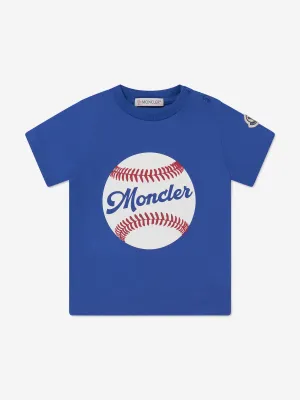 Moncler Enfant Baby Boys Baseball T-Shirt in Blue