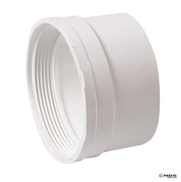 NDS 3" PVC Female Adapter, Hub x FPT