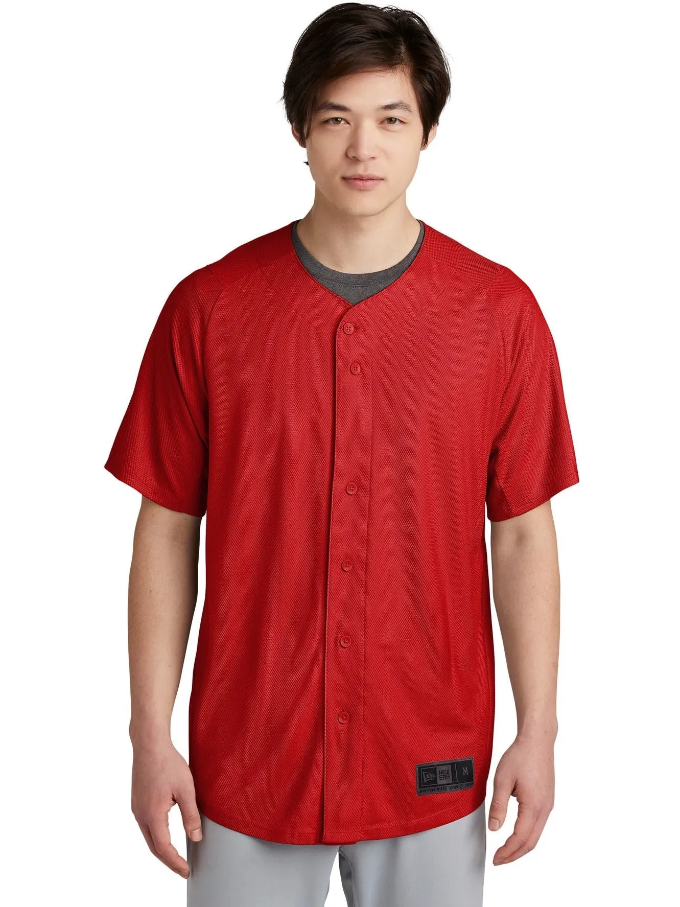 New Era Diamond Era Full-Button Jersey