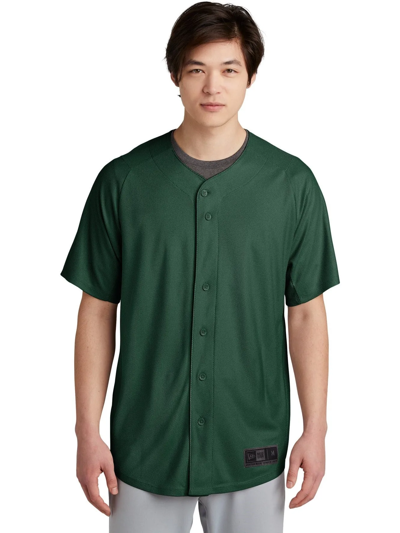 New Era Diamond Era Full-Button Jersey