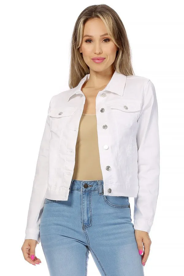 Nina Rossi White Denim Jacket