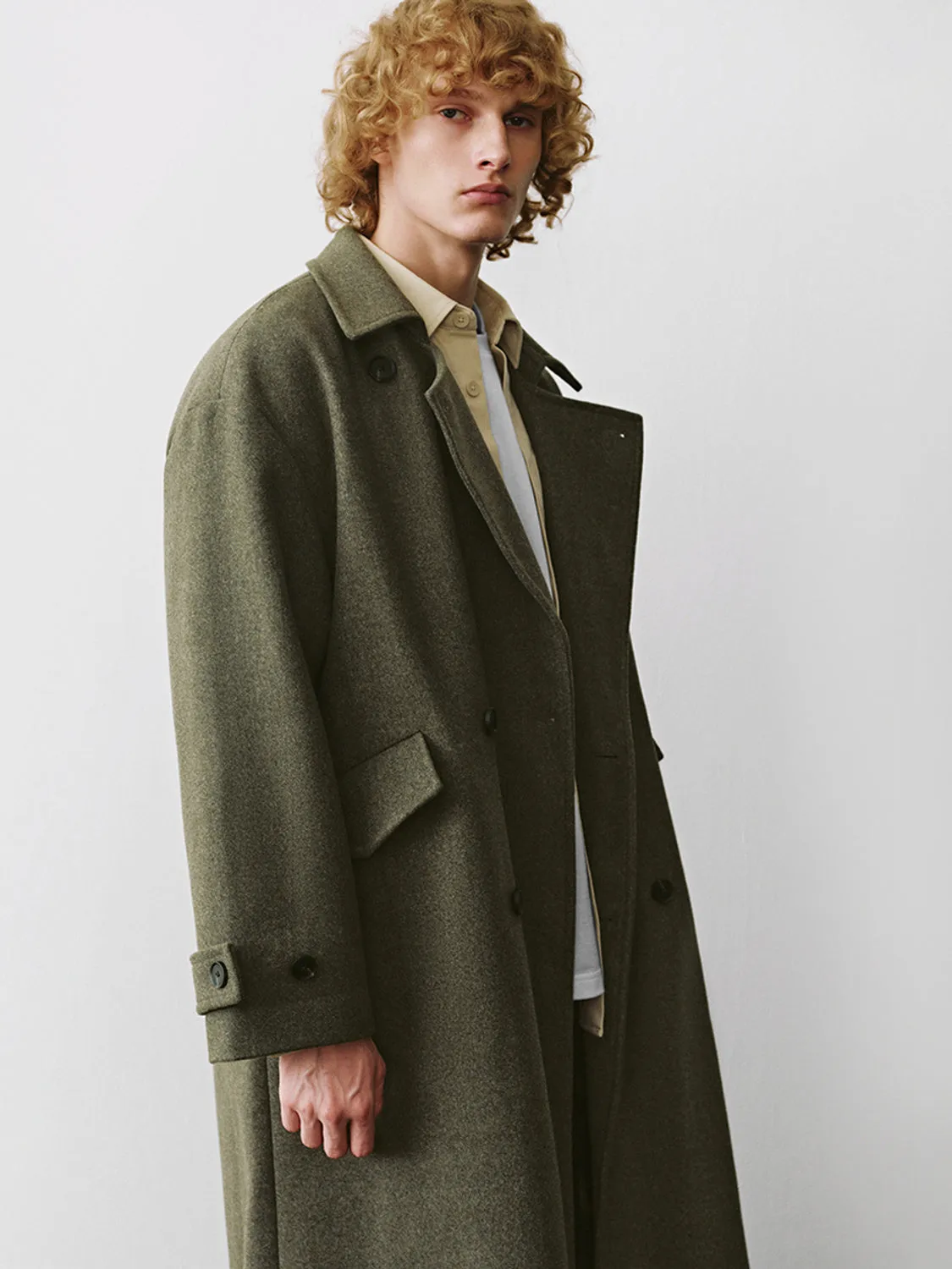 Notched Collar Loose Coats