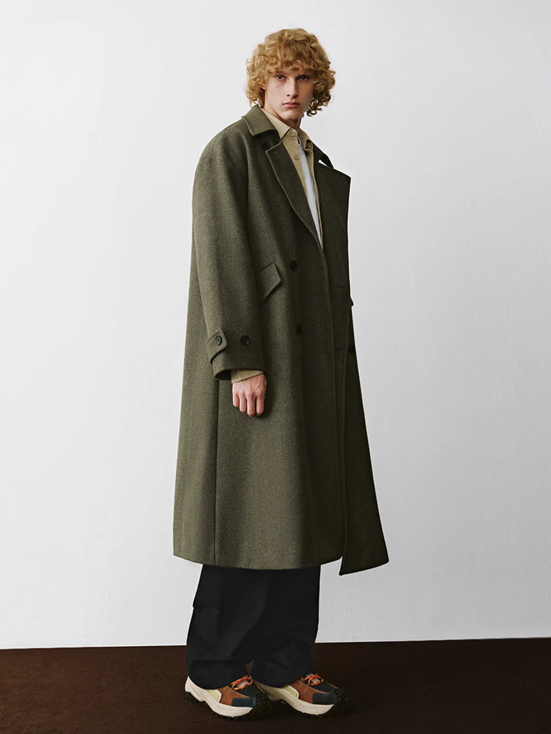 Notched Collar Loose Coats