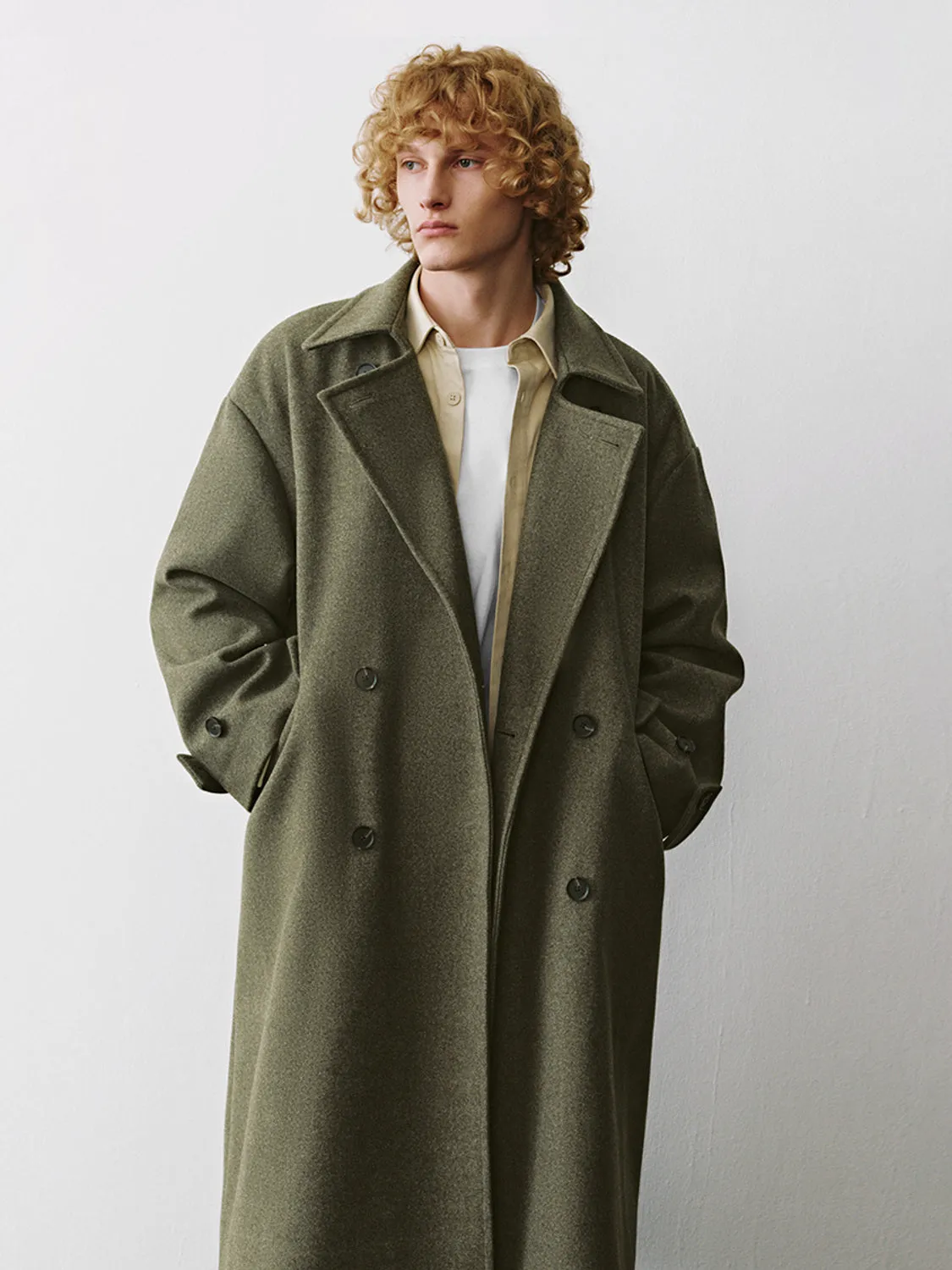 Notched Collar Loose Coats