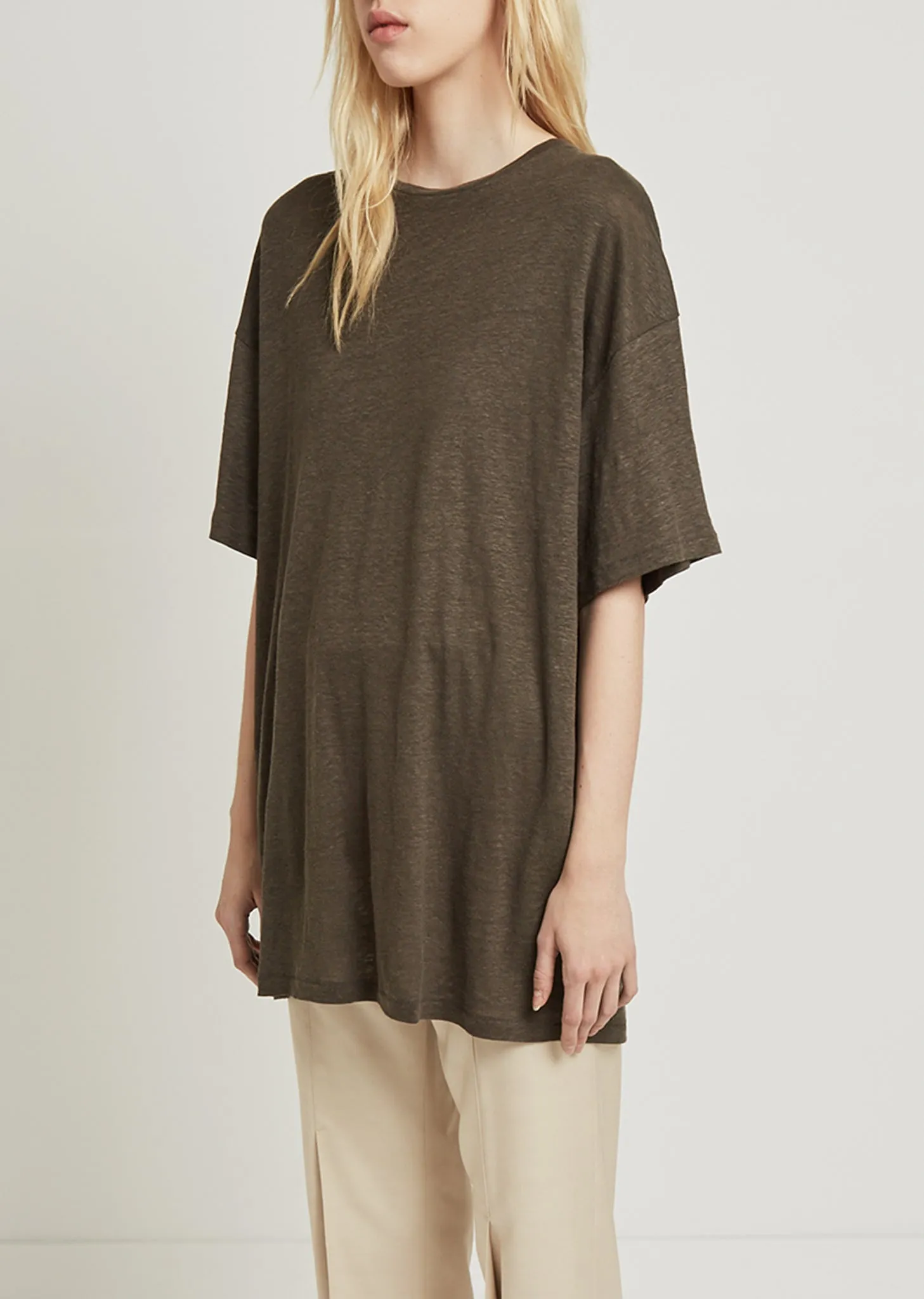 Olga Linen Oversized Tee