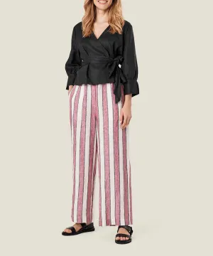 Parini Pull-On Linen Pants