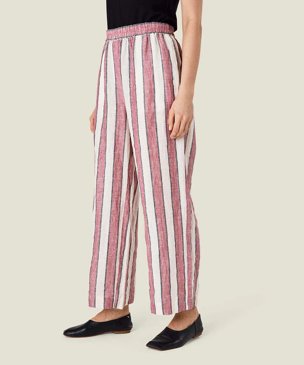 Parini Pull-On Linen Pants