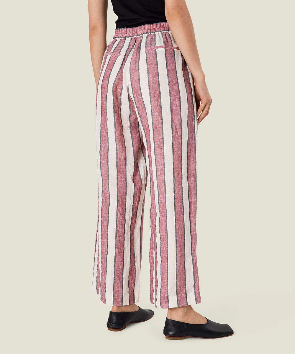 Parini Pull-On Linen Pants