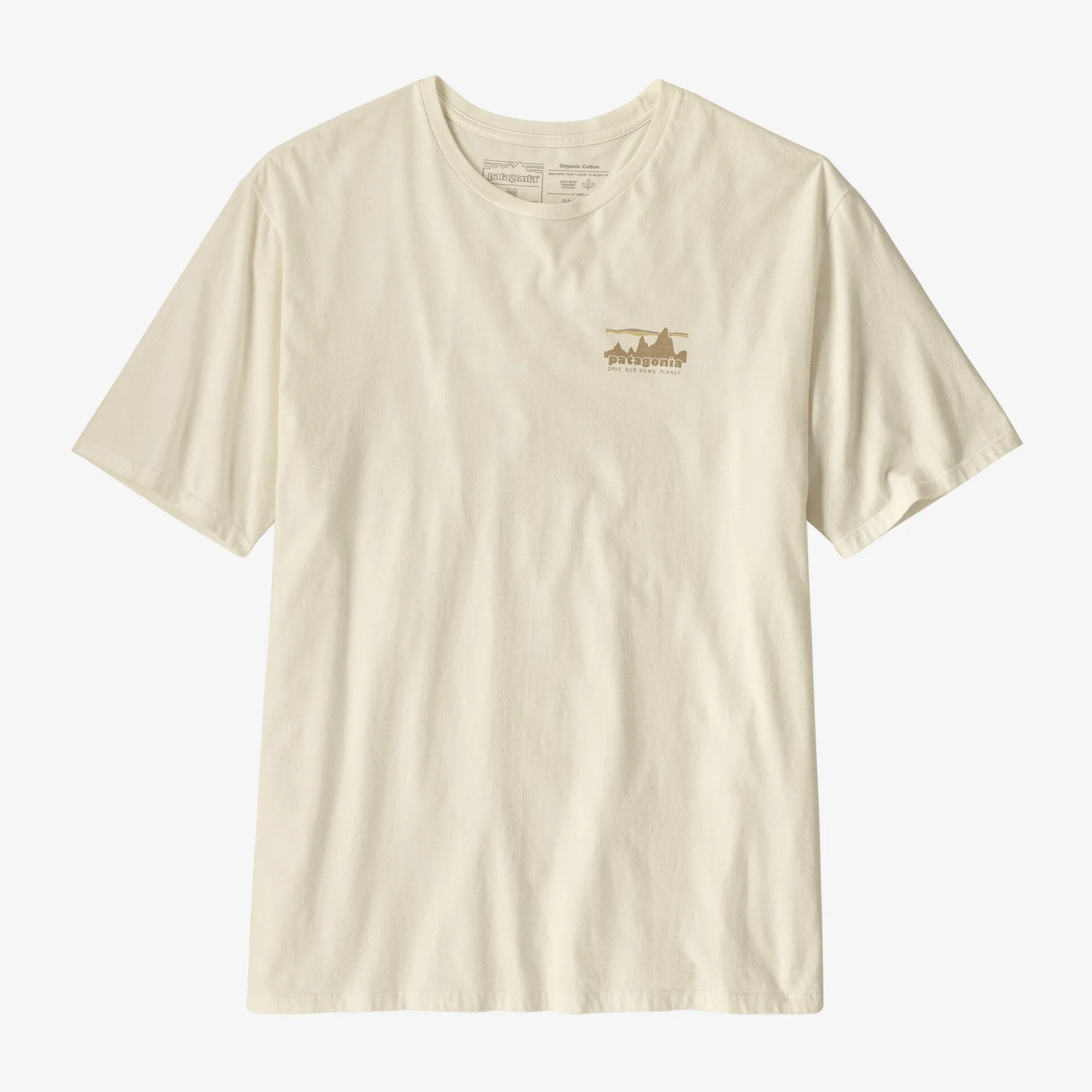 Patagonia '73 Skyline Organic T-Shirt | Birch White | Mens