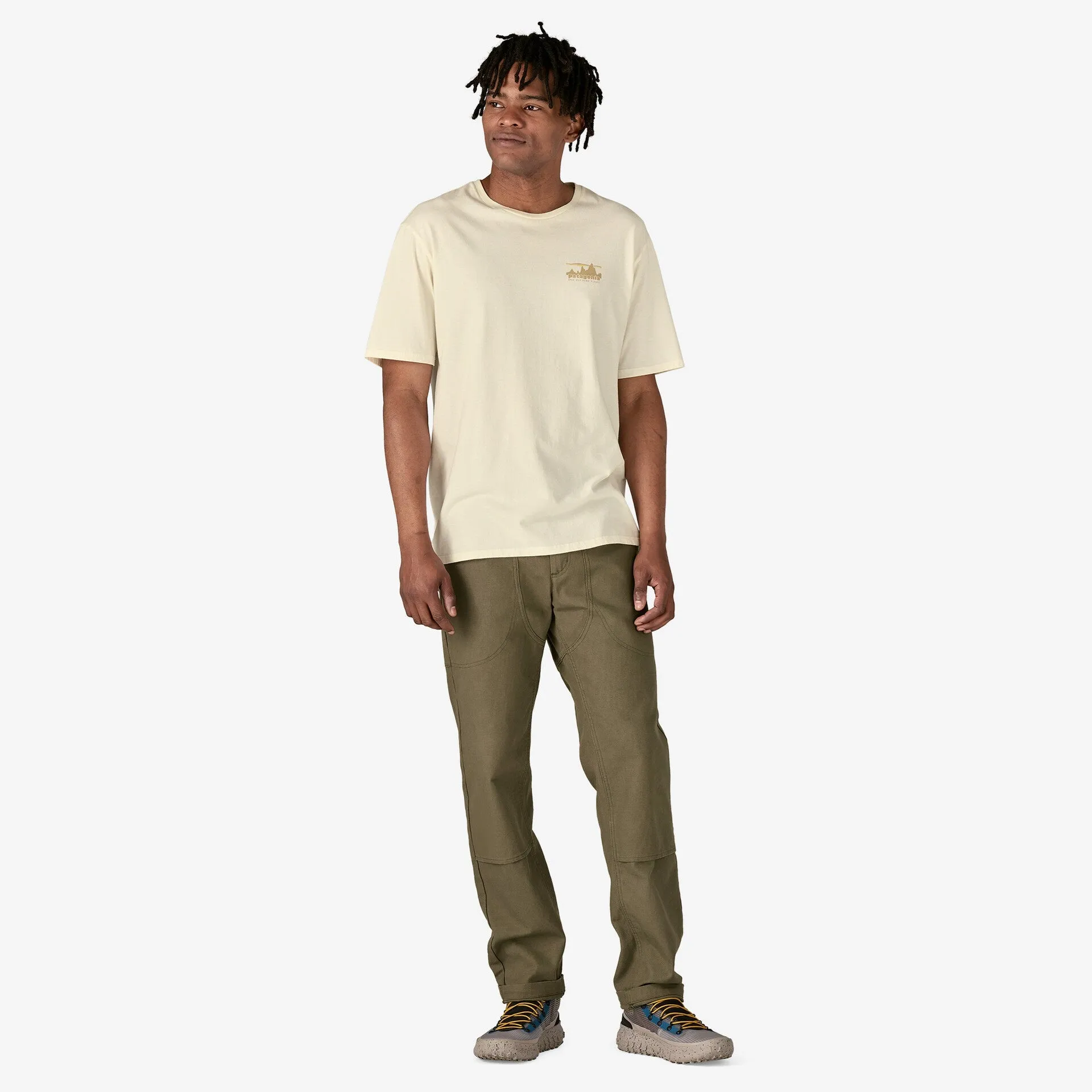 Patagonia '73 Skyline Organic T-Shirt | Birch White | Mens