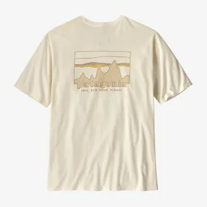 Patagonia '73 Skyline Organic T-Shirt | Birch White | Mens