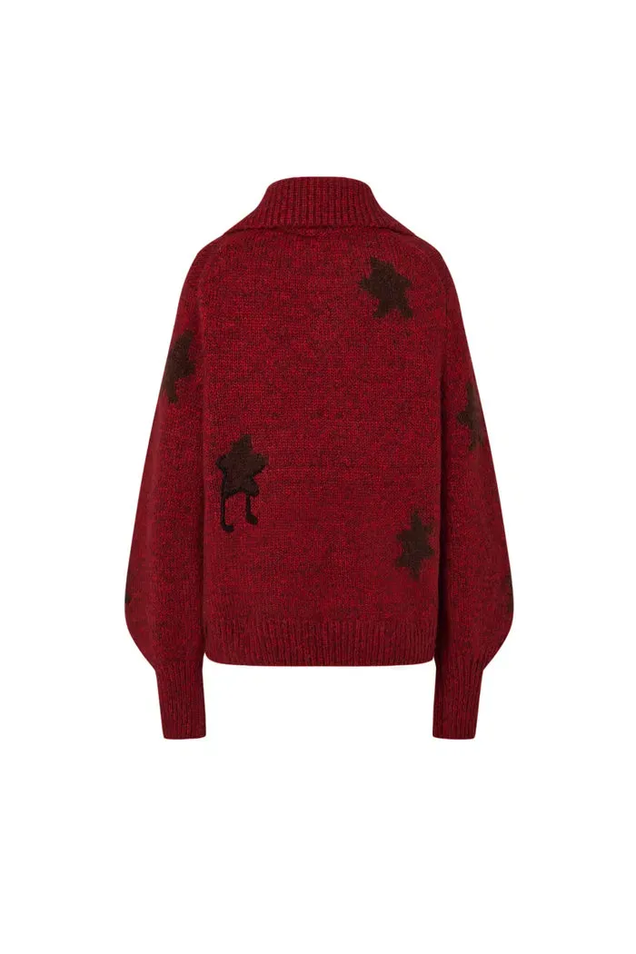 Polaris Les Amis Turtleneck Sweater in Chunky Alpaca-Wool Blend