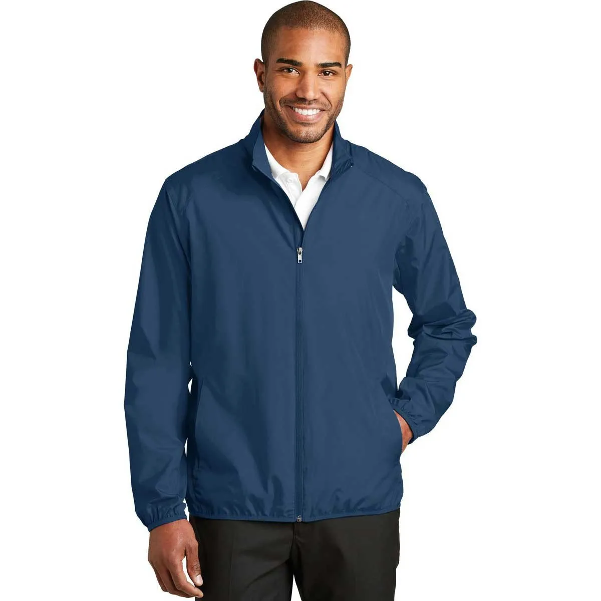 Port Authority Men's Admiral Blue Zephyr Full-Zip Jacket