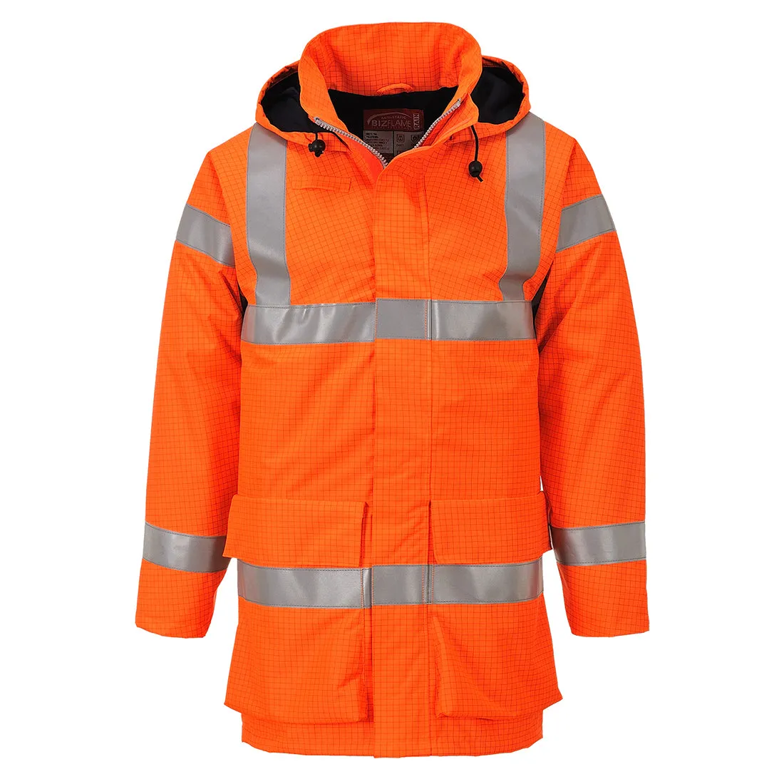 Portwest Bizflame Hi Vis Multi Lite Rain Jacket S774