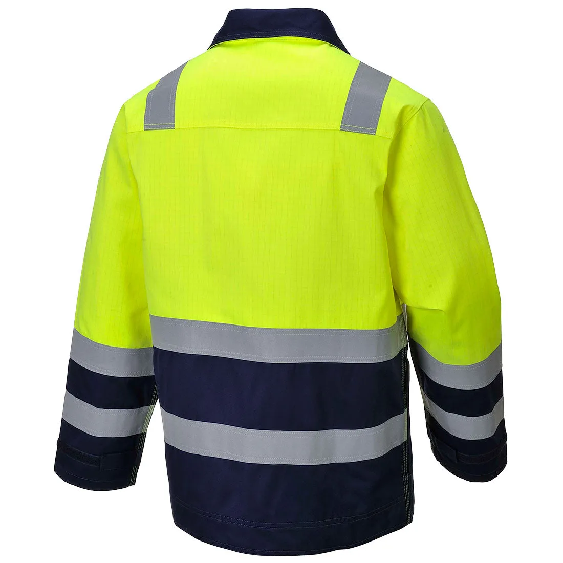 Portwest Hi Vis Modaflame Jacket (Yellow/Navy) MV25