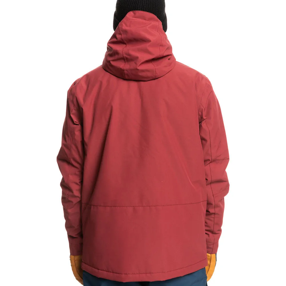 Quiksilver Mission Solid Snowboard/Ski Jacket - Ruby Wine