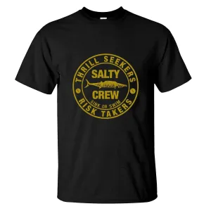 Salty Crew Men's Fishing T-Shirt Comfort and Style for Every Angler