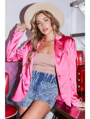 Satin Blazer