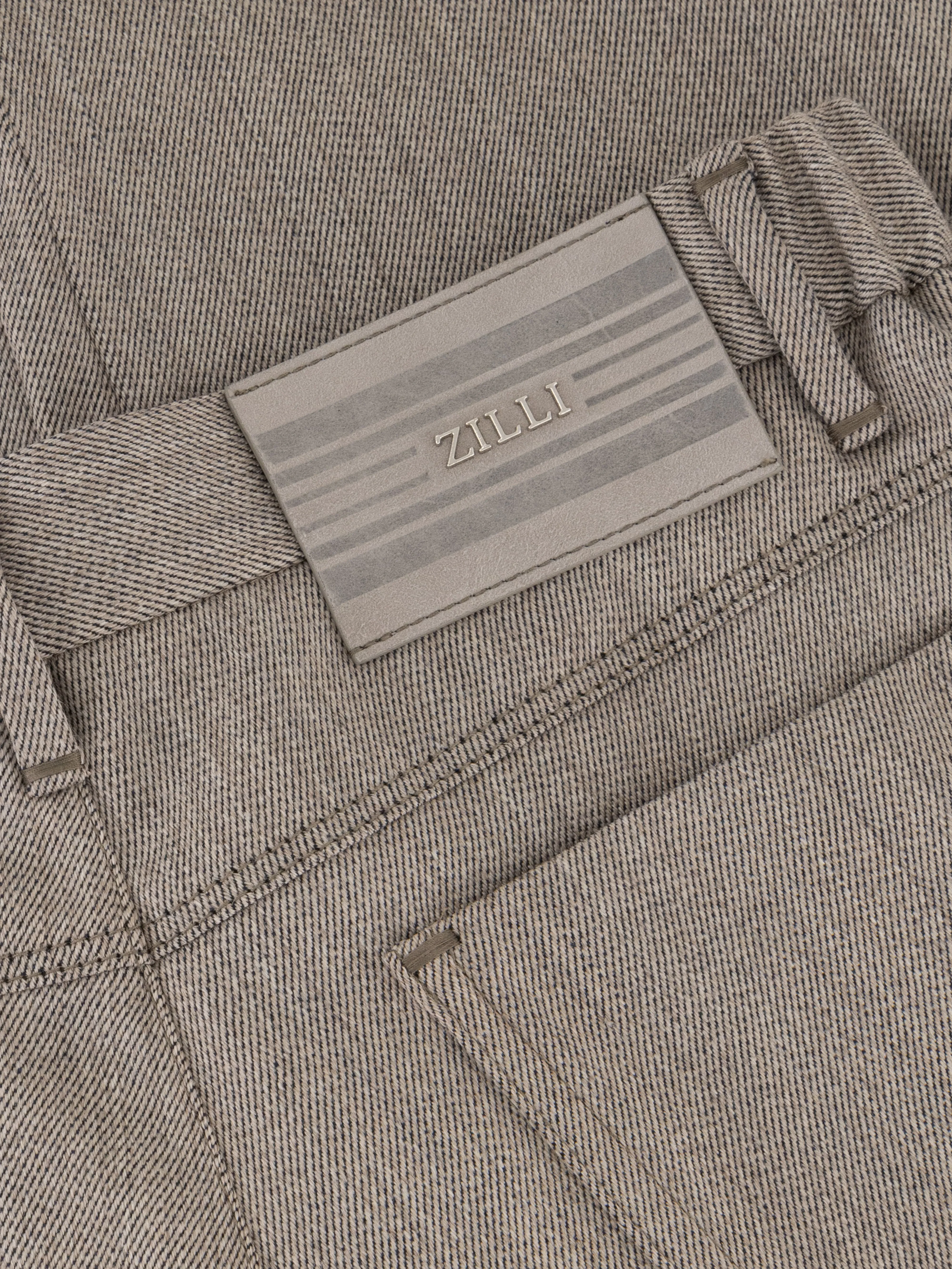 Slim Fit Trousers Taupe