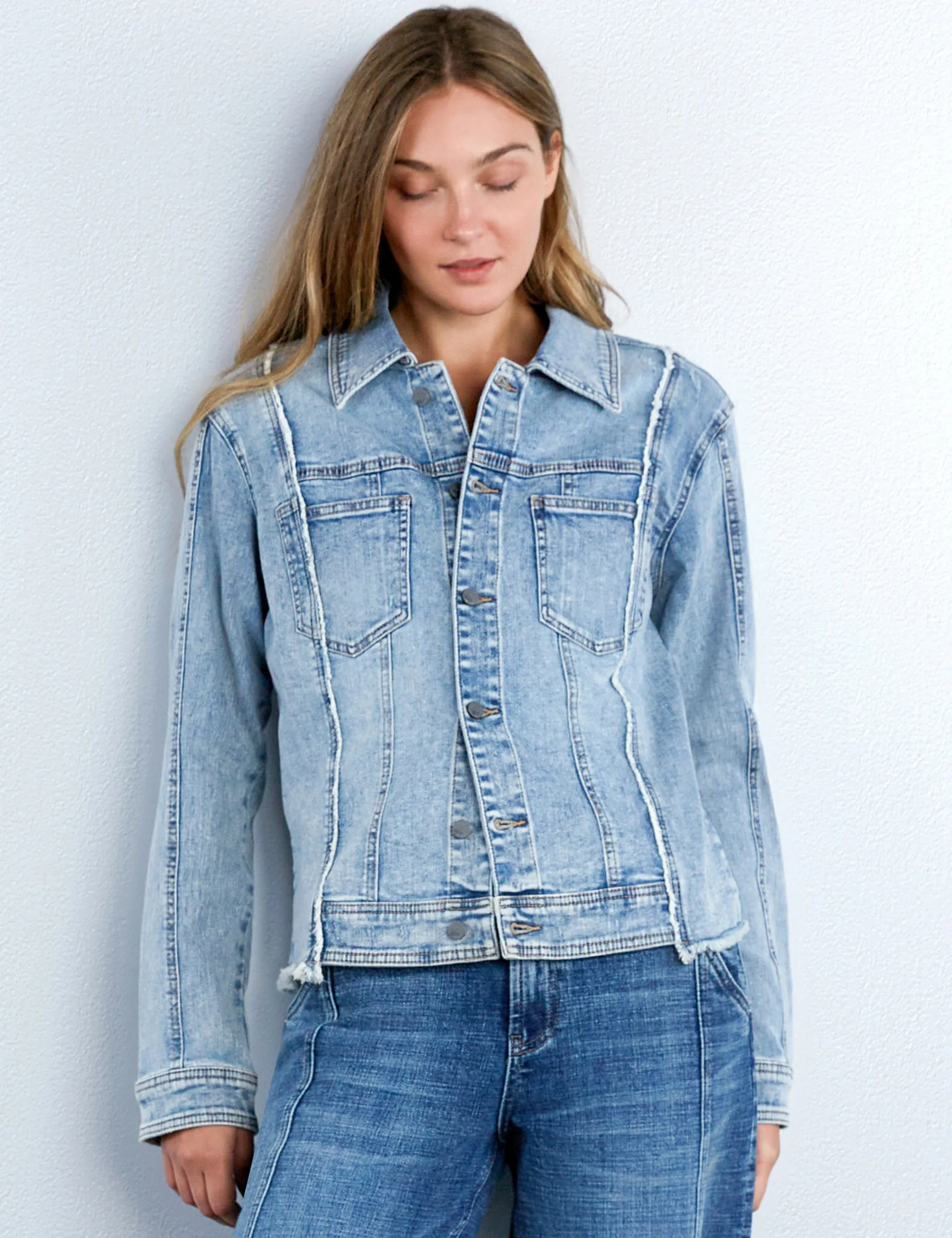 Split Denim Jacket