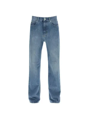 Straight Leg Denim Jeans