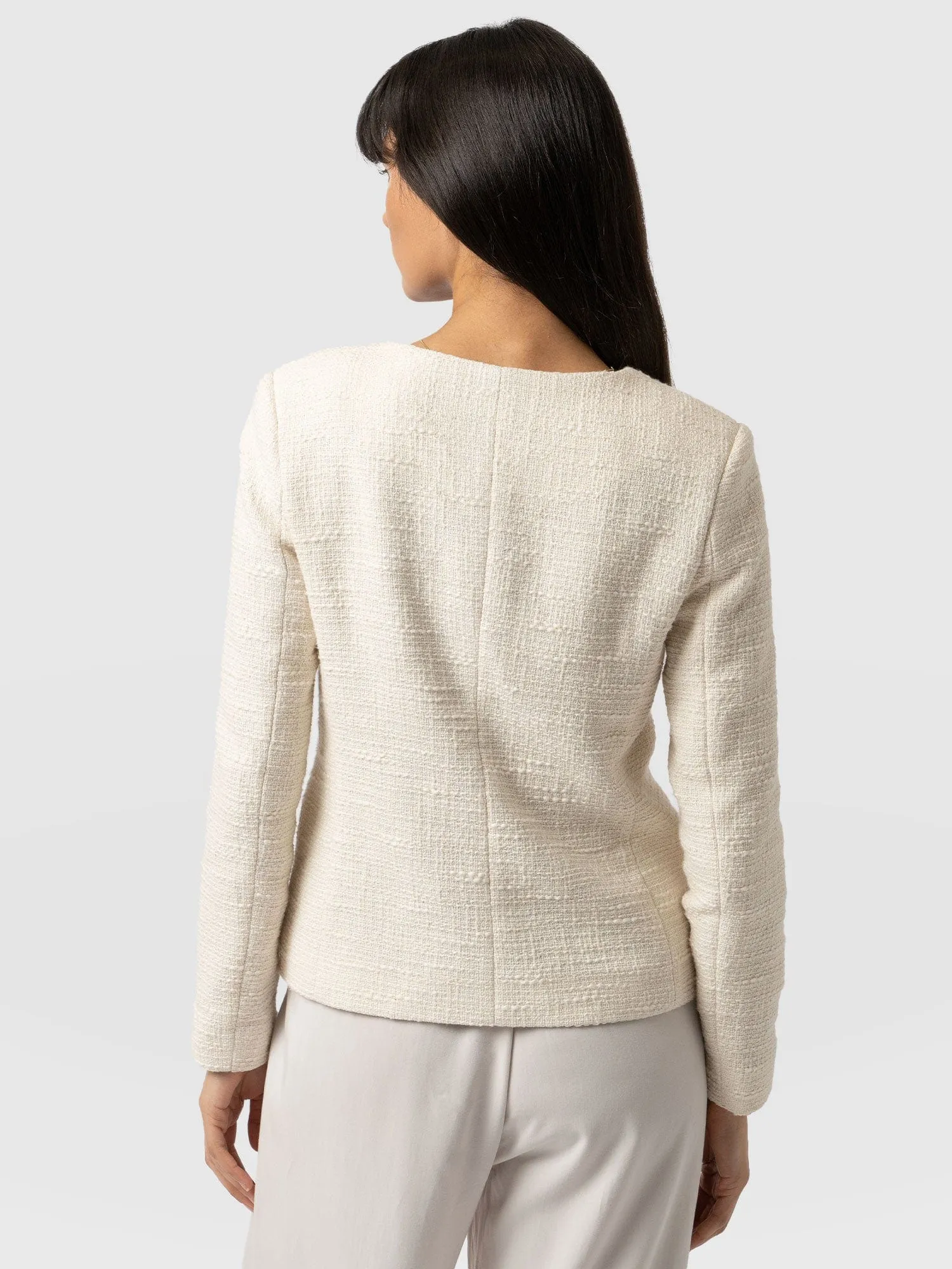 Sutton Jacket - Cream Bouclé