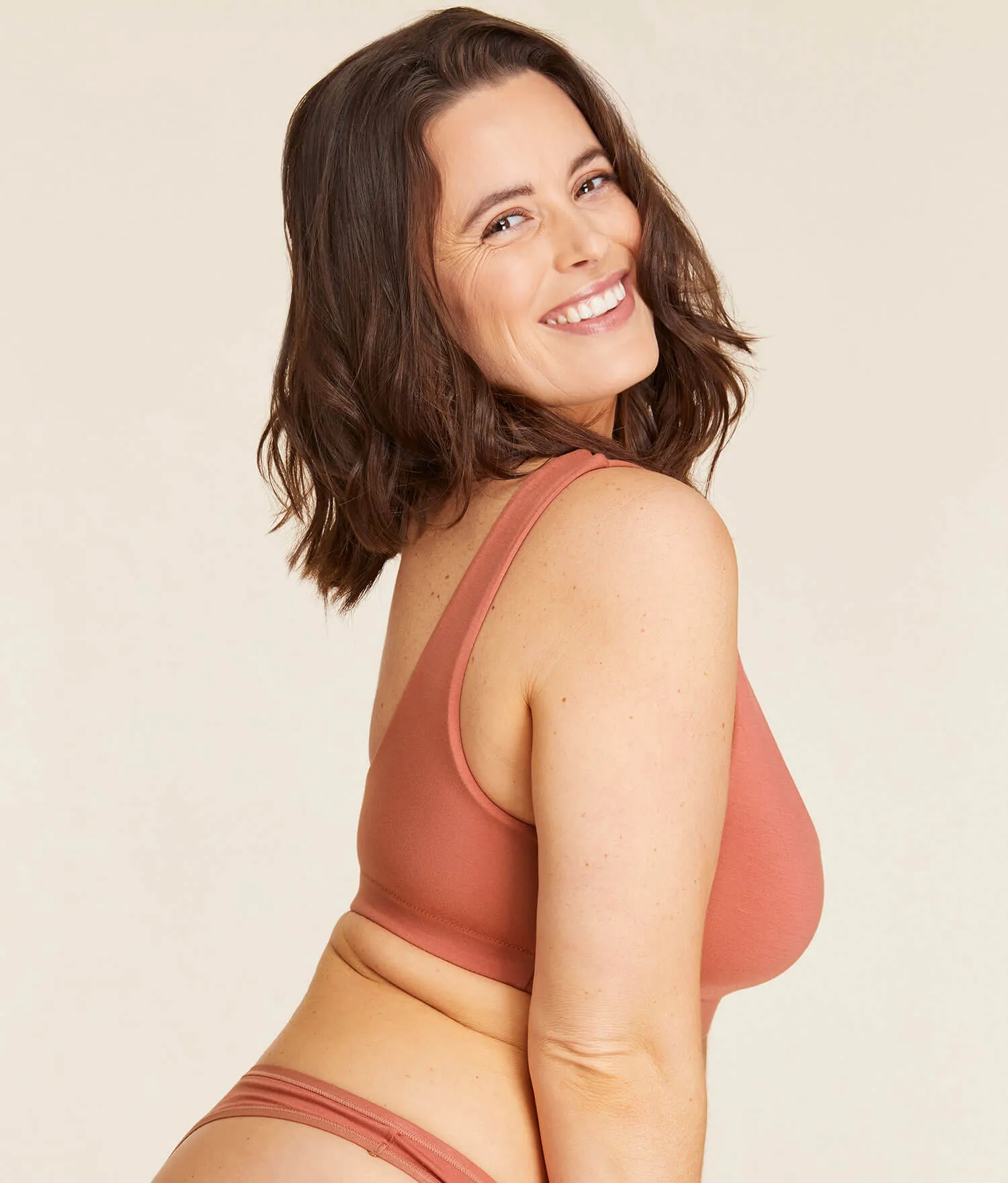 The Tank Bralette - Rayon - Apricot