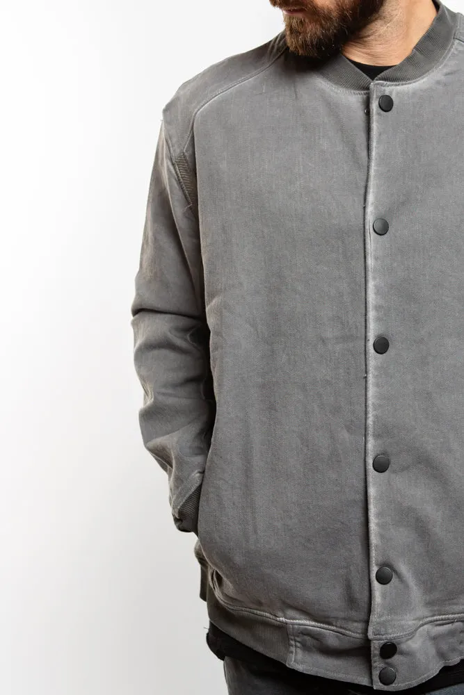 Varsity Bomber - Grey