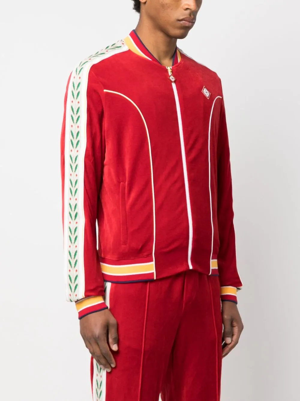 velour tracksuit jacket