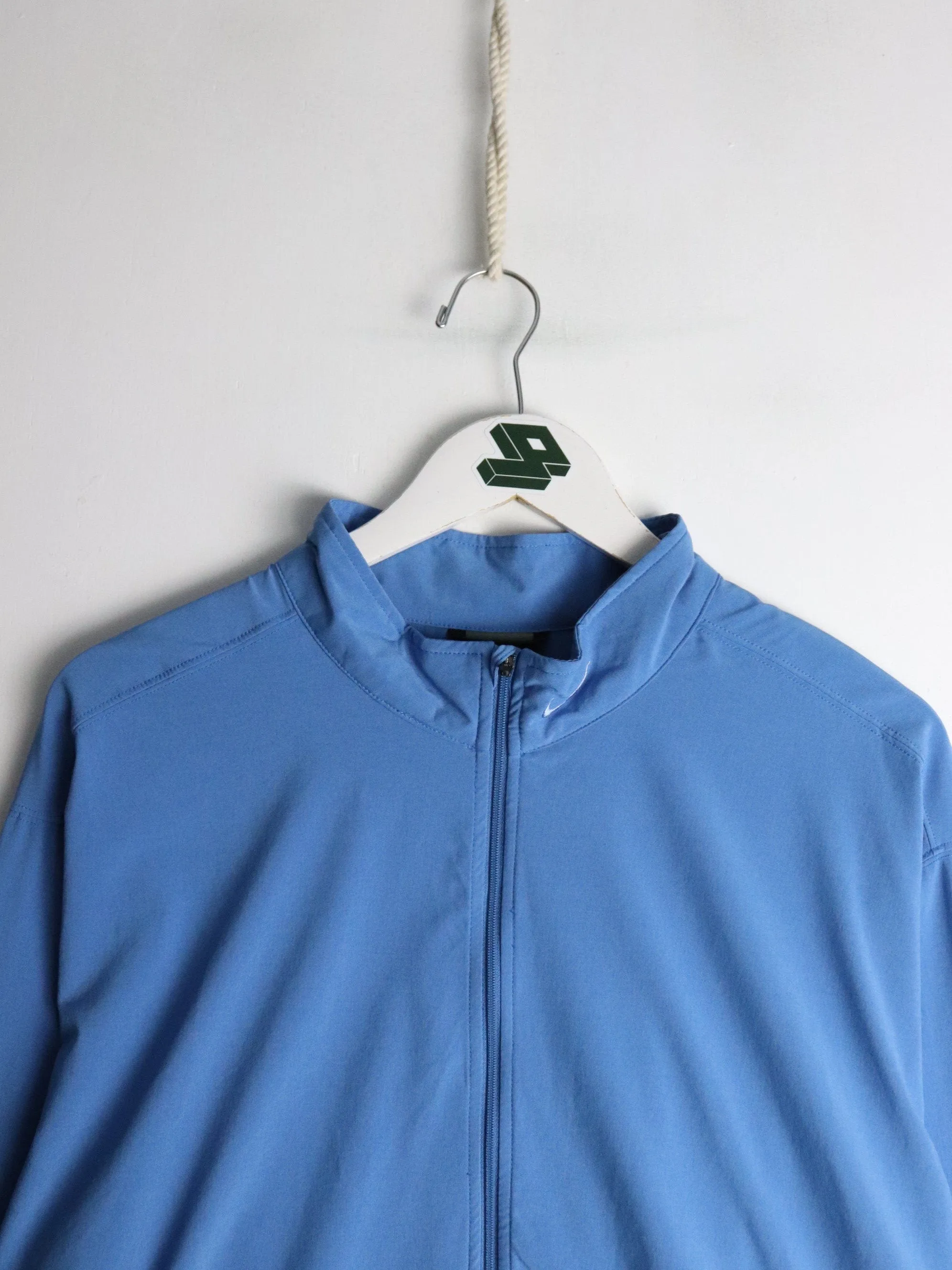 Vintage Nike Shirt Mens XL Blue Dri Fit Stretchy Pullover