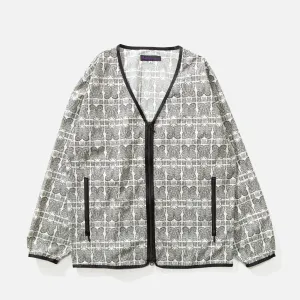 W.U. Piping V Neck Jacket - Poly Ripstop / Pt.